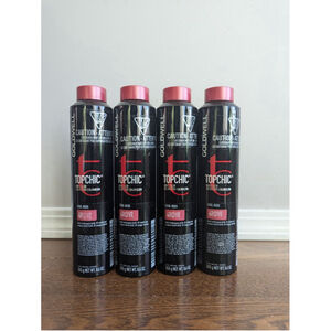 Goldwell TOPCHIC Professional Hair Color Violet Red 4R@VR 8.6 oz New without Box
